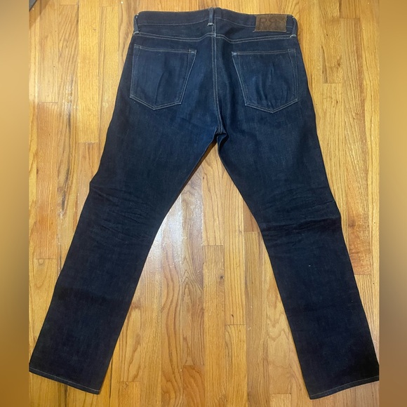 Rrl slim fit selvedge Jeans 33x32 - Picture 2 of 8